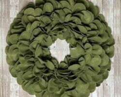 Olive Green Wreath