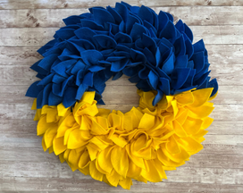 Ukraine Flag Wreath